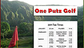 OnePutzGolf website